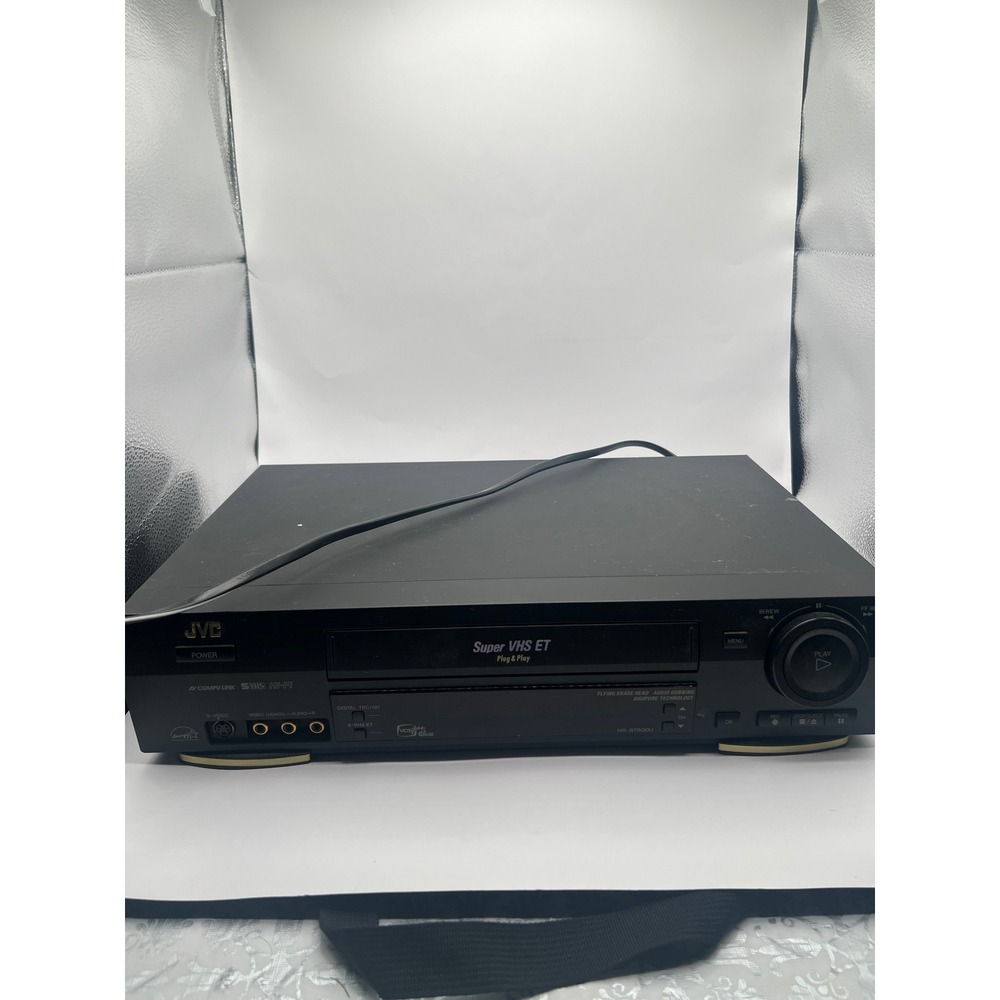 JVC HR-S7800U Super VHS ET VCR Player DigiPure Digital TBC NR Hi-Fi Stereo Black